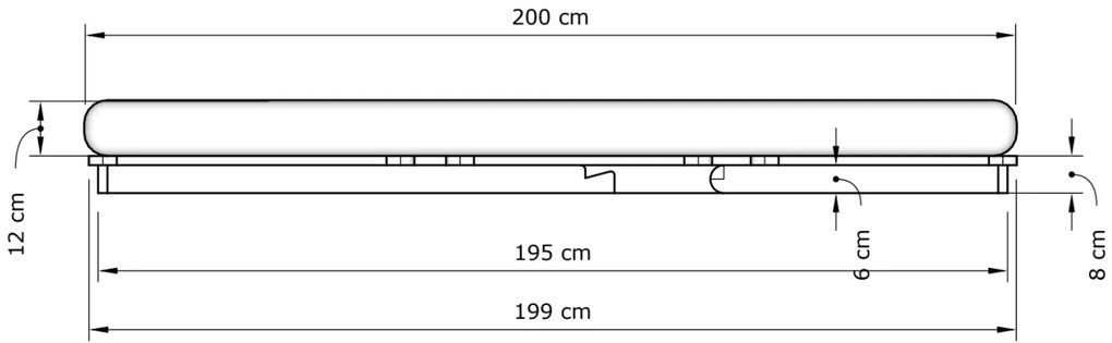 Rozkládací futonová pohovka LAYTI 03 140 cm z masivu/grafitově šedá