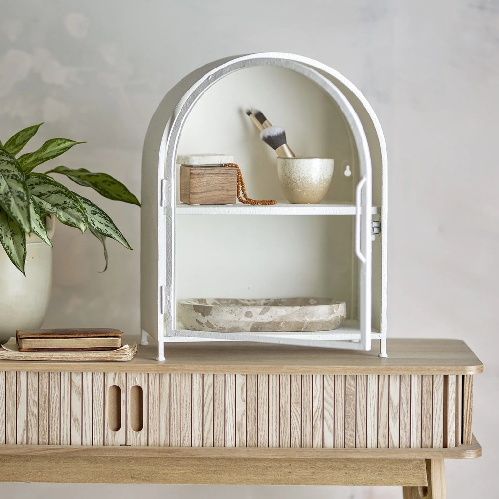 Bloomingville Kovová skrinka Soria Cabinet White