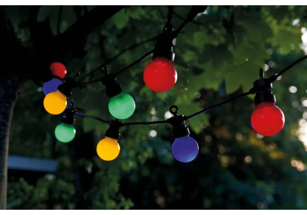 Predĺženie svetelnej reťaze počet žiaroviek 10 ks dĺžka 300 cm Lucas Multi – Sirius