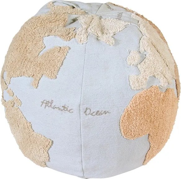 Sedací vak WORLD MAP - 50x50 cm Lorena Canals