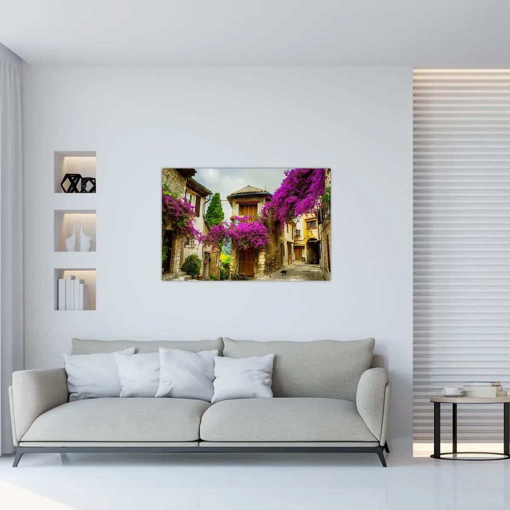Obraz - Stredomorská lenivá ulička (90x60 cm)