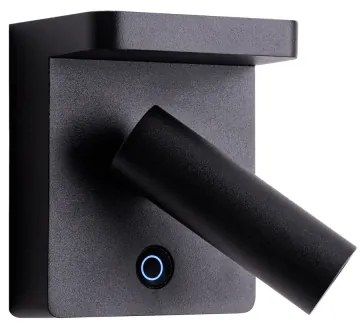 MAXLIGHT W0374 - LED Nástenné bodové svietidlo LOFER LED/7W/230V čierna