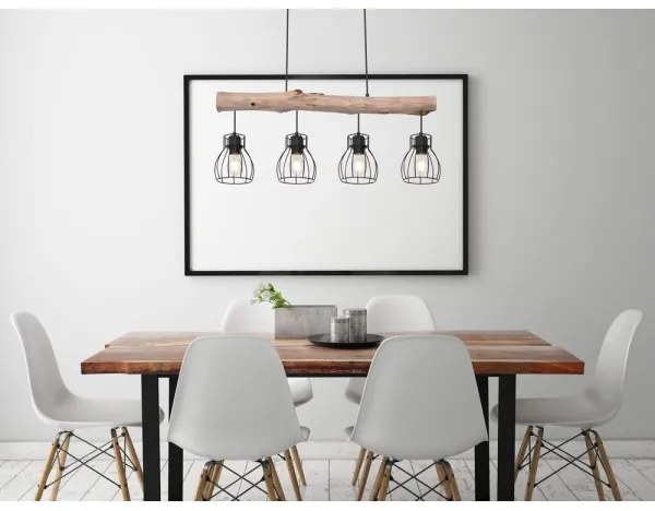 Globo 15326-4N - Luster na lanku MINA 4xE27/40W/230V