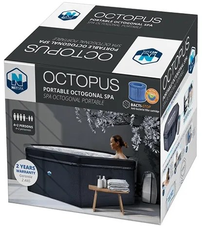 Mobilná vírivka NetSpa OCTOPUS - set SP-OCT165+SP-MOB-OX