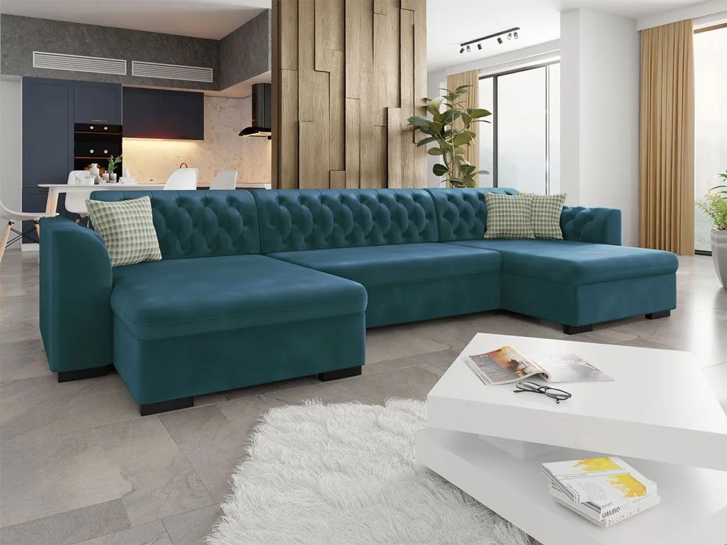 Rohova sedačka Elarate, Dostupné poťahy: Magic Velvet 2205 + Magic Velvet 2205 + Magic Velvet 2206