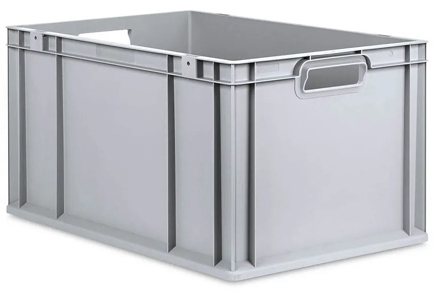 Sada 3 kusov - Eurobox Next Gen 2.0 - Stohovateľná nádoba s otvorenými rukoväťami - 600 x 400 x 320 mm