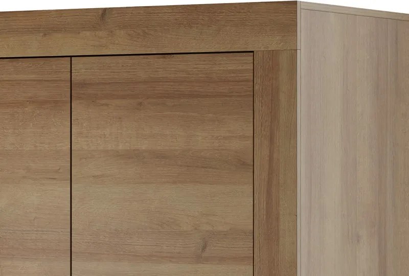 Vysoká skriňa Sky, dub riviera