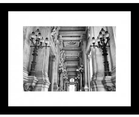 B&W rámovaný obraz 24x30