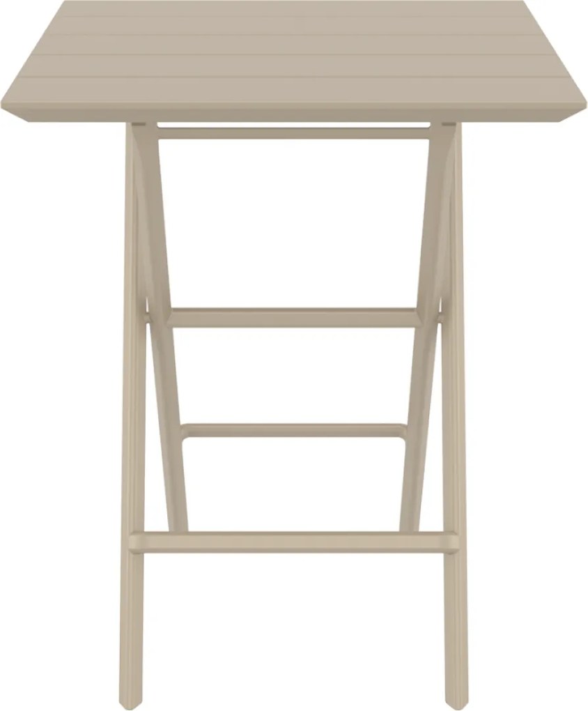 HELEN FOLDING 60 sklopný záhradný stôl taupe