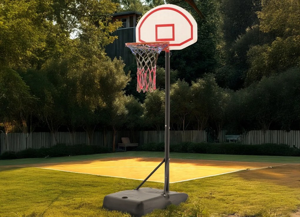 Garden Line BASKETBALOVÝ KOŠ NA NASTAVITEĽNOM STOJANU 165–205 CM *7499