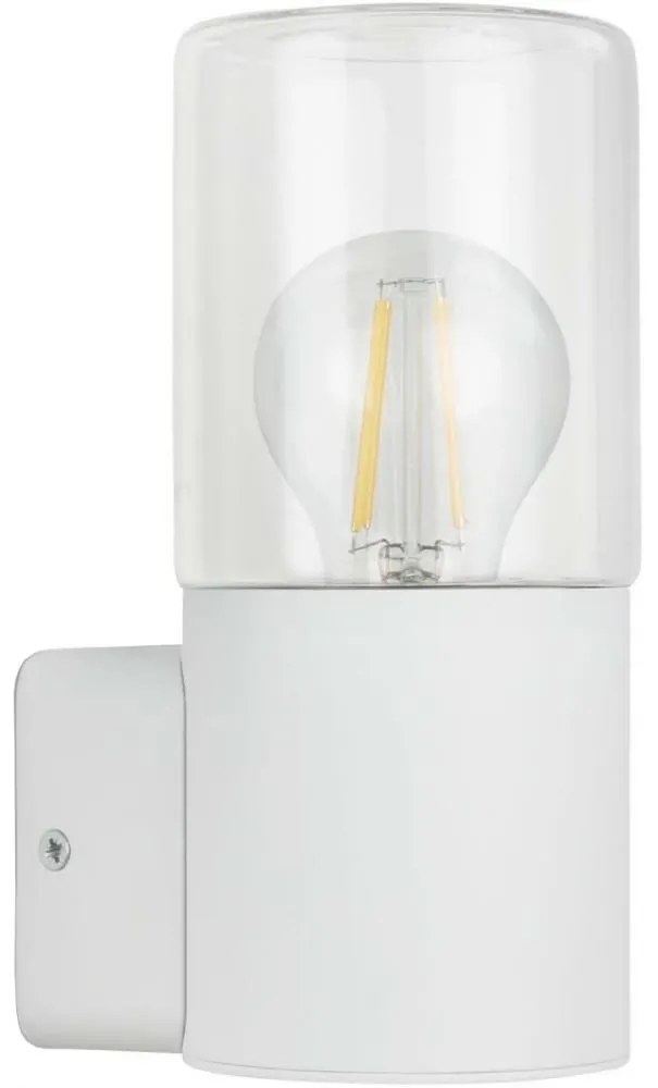 Briloner 320506TF - Vonkajšie nástenné svietidlo 1xE27/12W/230V IP44 biela BL1922