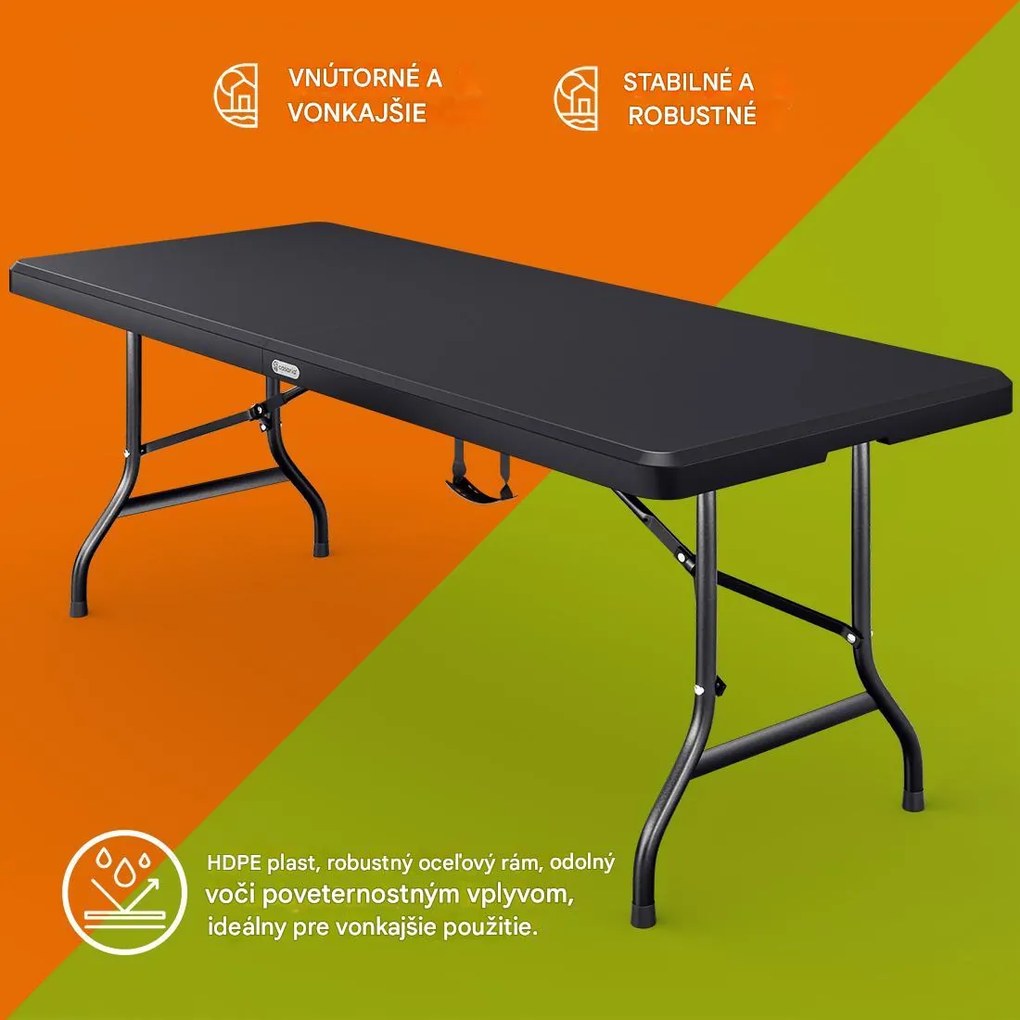 InternetovaZahrada Pivný set 183 cm - antracit