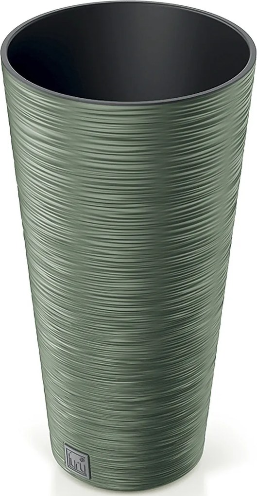 Plastový kvetináč DFRH250 25 cm - zelená