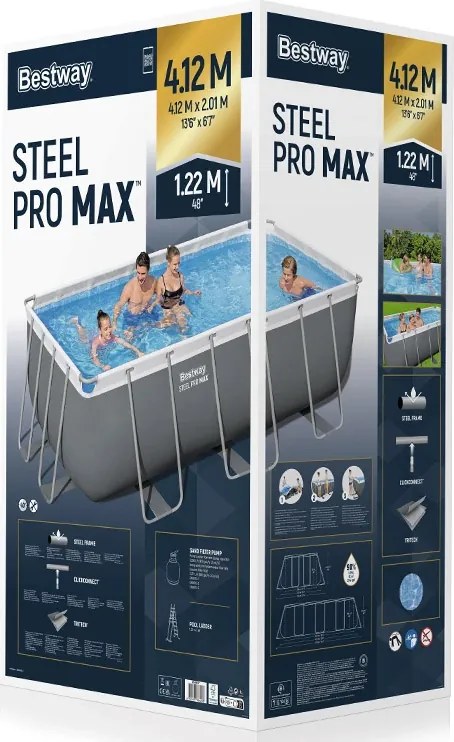 Bazén Bestway Frame 412x201x122cm 10v1 56457
