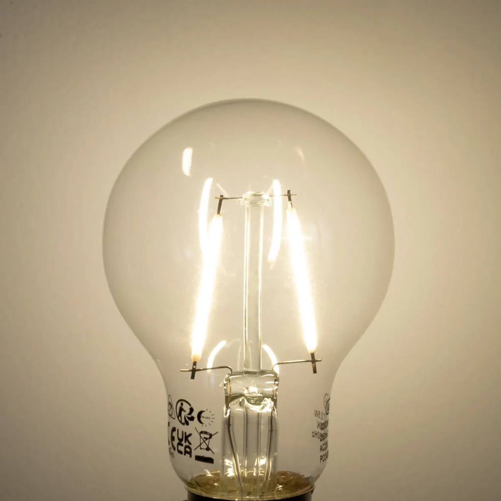 Sada 5 LED žiaroviek E27 A60 so senzorom súmraku 2,5W 250 lm 2700K