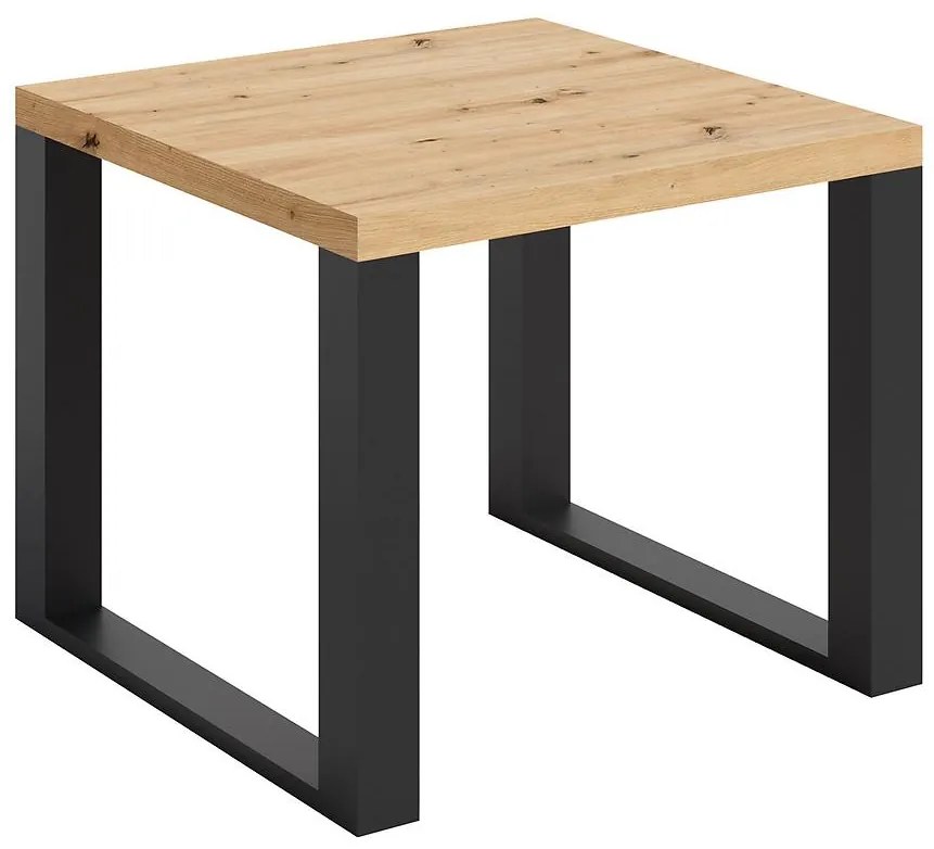 Konferenčný stolík Mona 600/600/500 dub artisan/čierna