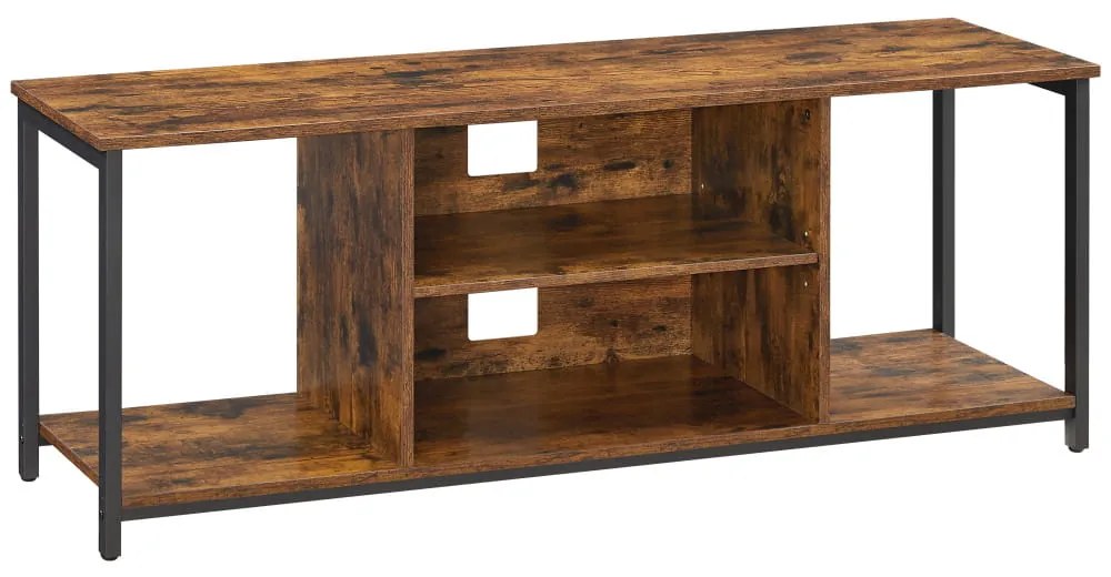 VASAGLE TV stolík rustikálny 135 x 50 x 40 cm