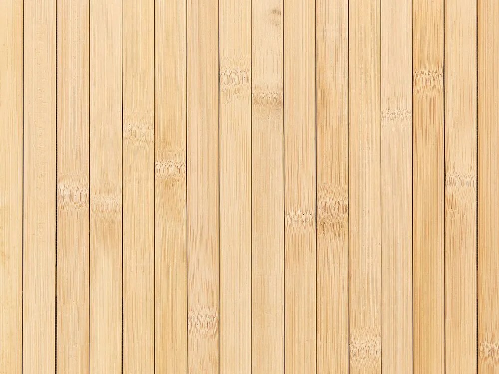 Bambusový kôš s vekom svetlé drevo BADULLA Beliani