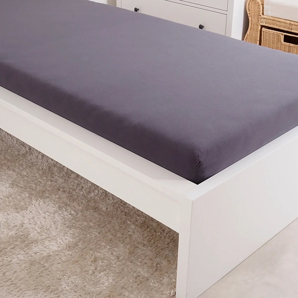 4Home jersey prestieradlo Mako antracit, 180 x 200 cm
