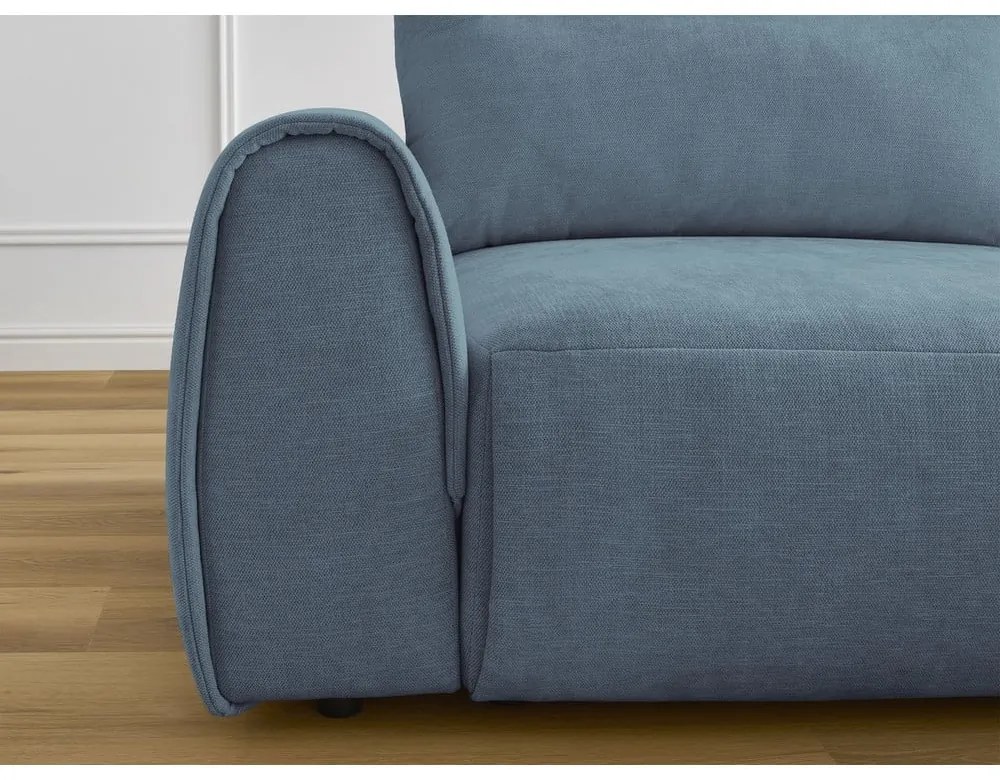 Modrá rohová pohovka Aden – Bobochic Paris