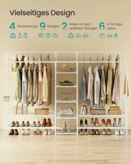 Otvorená šatníková skriňa HSR183WG01