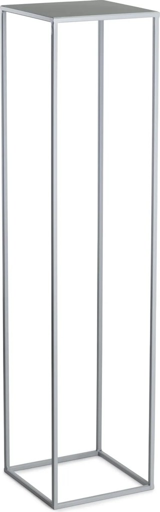 STOJAN NA KVETINÁČ SIMPLE 100X24X24 CM SIVÁ