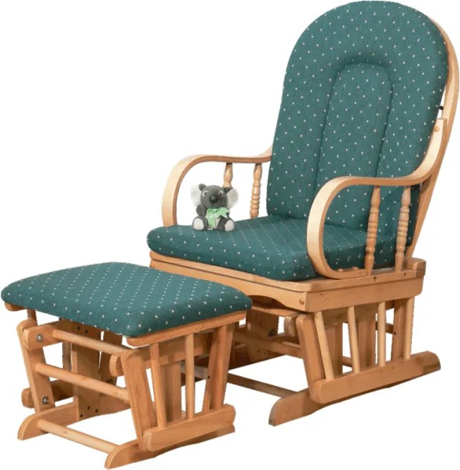 TEMPO KONDELA Relax Glider 87107 relaxačné kreslo buk / zelená