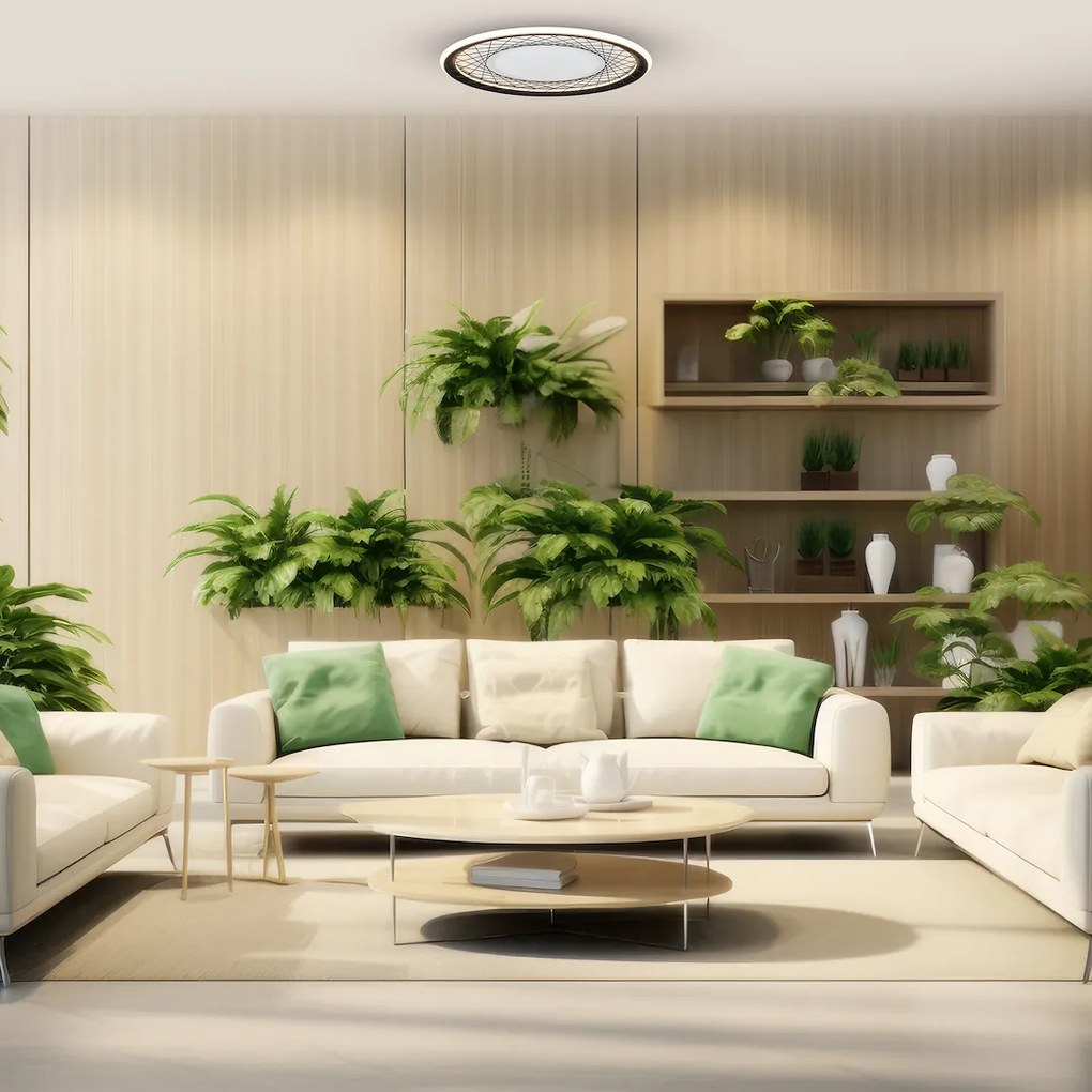 Stropné LED svietidlo Nest, 1x LED 38w, 4000k, b