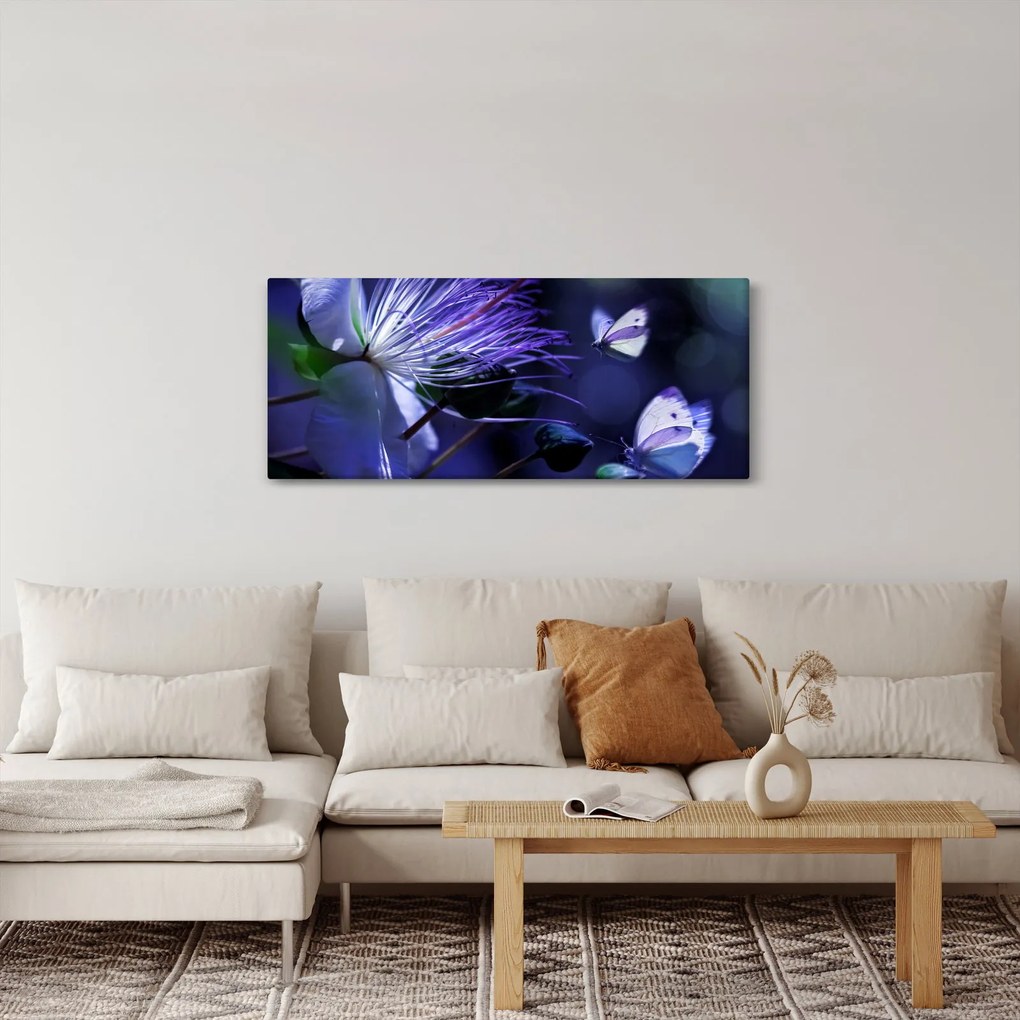 Obraz - Tropický kvet (120x50 cm)