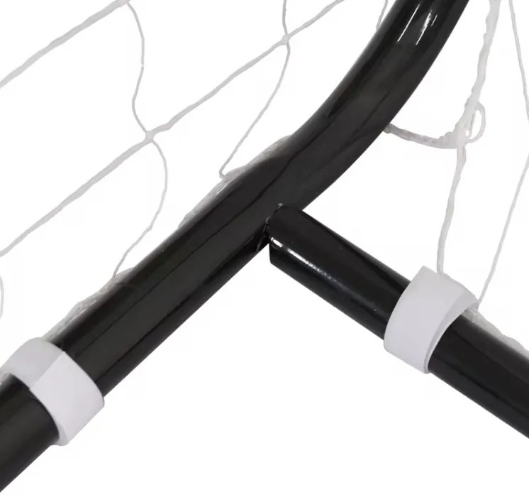 TRENDIE Futbalová bránka 240x150 cm čierna