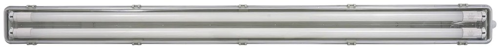 BERGE Svietidlo + 2x LED trubica - T8 - 120cm - 18W - studená biela - SADA