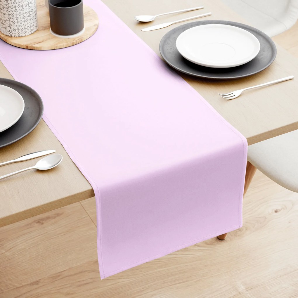 Goldea behúň na stôl 100% bavlnené plátno - orgovánový 50x120 cm