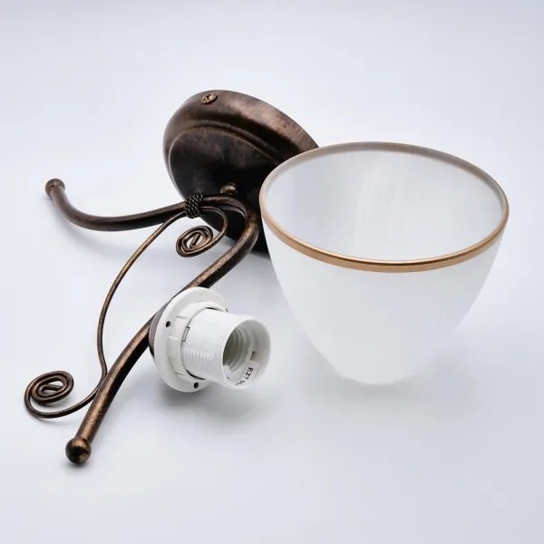 Nástenná lampa RETRO II 1xE27/60W/230V bronz patina