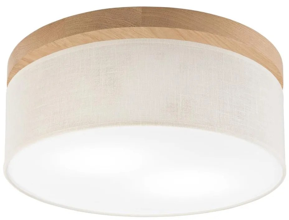 Brilagi - LED Stropné svietidlo BELLADONNA 2xE27/15W/230V pr. 40 cm krémová/dub