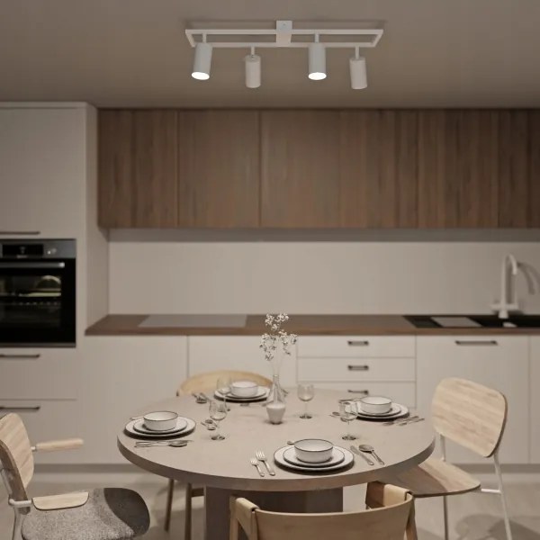 Bodové svietidlo 4xGU10/30W/230V biele