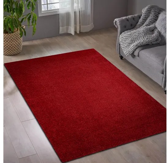 Prateľný koberec MOOD 71151011 moderný - červený
