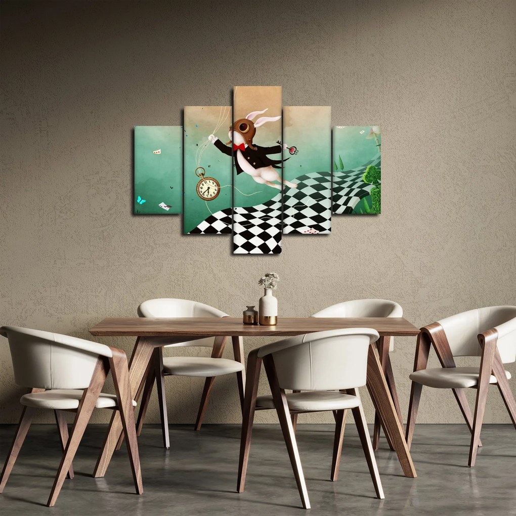 Obraz - Fantasy zajačik (150x105 cm)