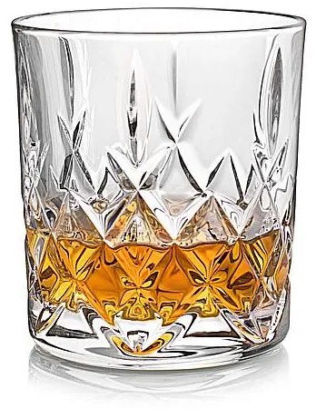 Crystal Bohemia BRIXTON poháre na whisky 320 ml, 6 ks