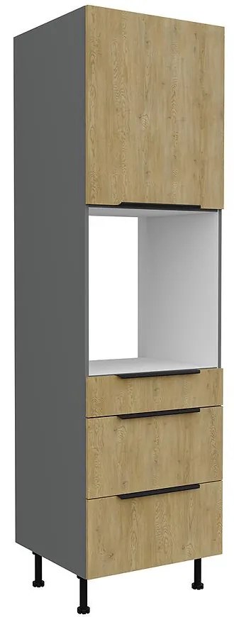 Kuchynská skrinka Cremona Ant 60dps-215 1f 3s