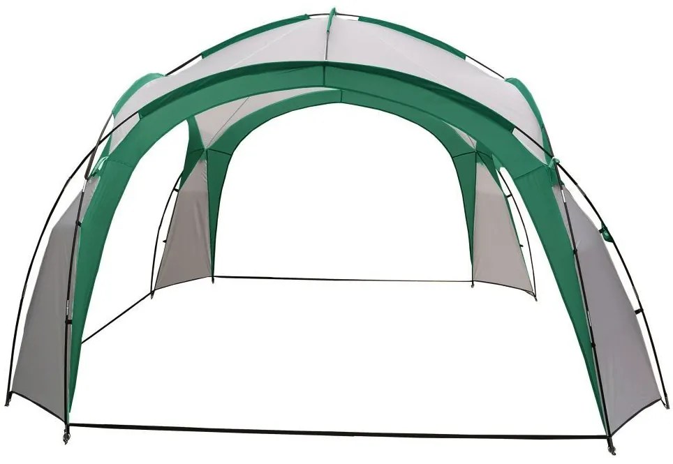 Pavilónový stan na záhradný piknik 3,5 x 3,5 m zelený