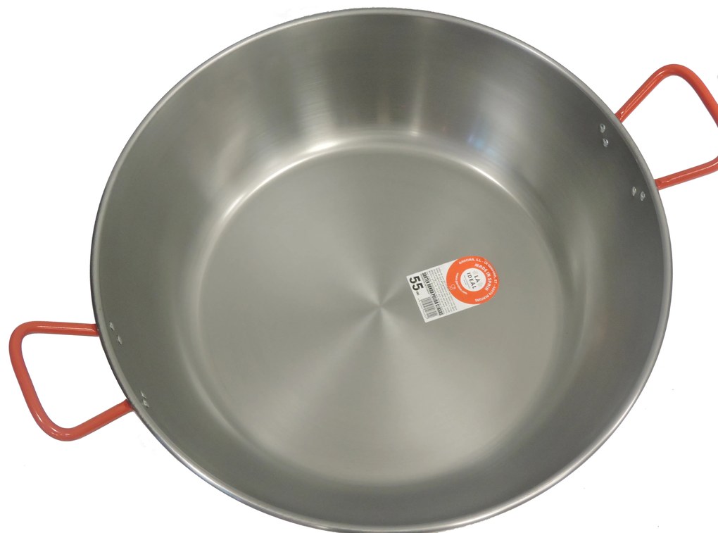 13414 Garcima Oceľová hlboká panvica Paella WOK 28 cm