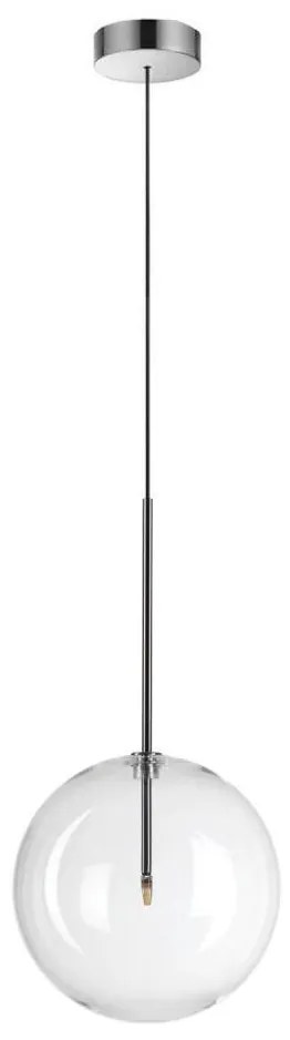 Ideal Lux - LED Luster na lanku EQUINOXE 1xG4/2W/230V pr. 25 cm chróm/číra