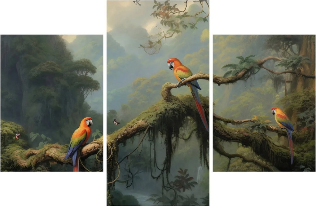 Obraz - Tropický les (90x60 cm)