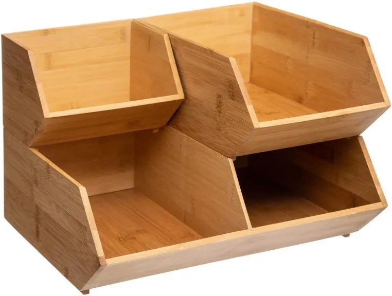 5Five® 2. akosť - Bambusový organizér, úložný box, MINI CAJA