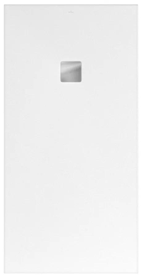 VILLEROY &amp; BOCH Planeo obdĺžniková sprchová vanička akrylátová, s technológiou RockLite, štandardný model, protišmyk VilboGrip (C), 1800 x 900 x 48 mm, biela alpská, UDA1890PLA2GV-01