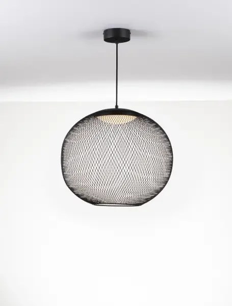 LED čierne dizajnové svietidlo Kinetic 50