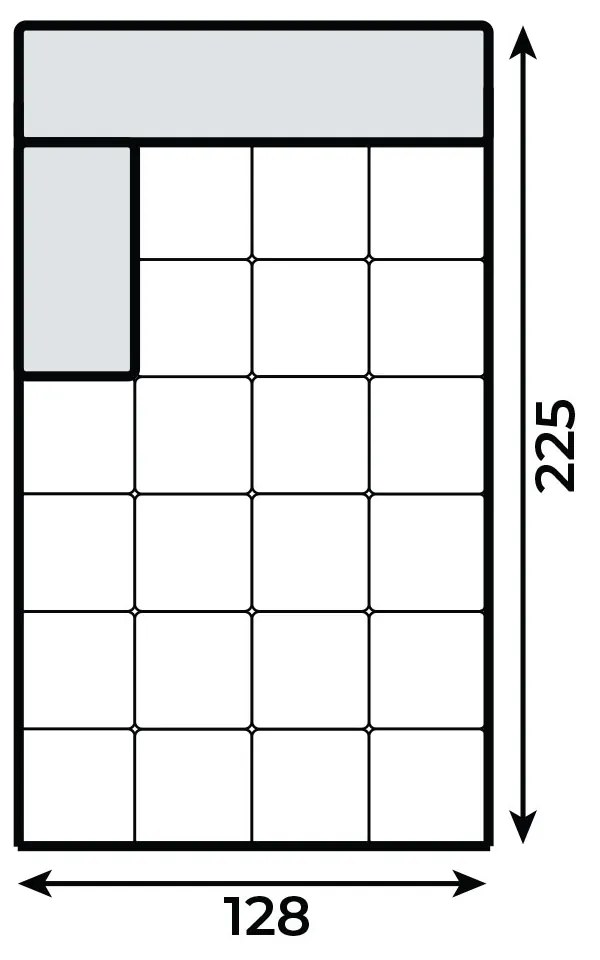 PROXIMA.store - Leňoška III hlboká UMBRIA TYP ROHU: Pravý, SKUPINA LÁTOK: Skupina 5