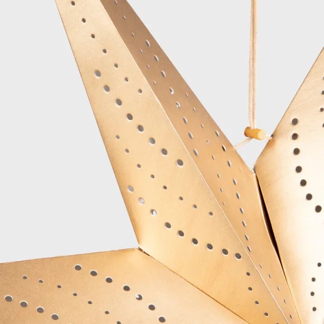 LED hviezda GALLA zlatá 705021