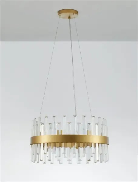 Luxusný luster Crown 55 zlaté