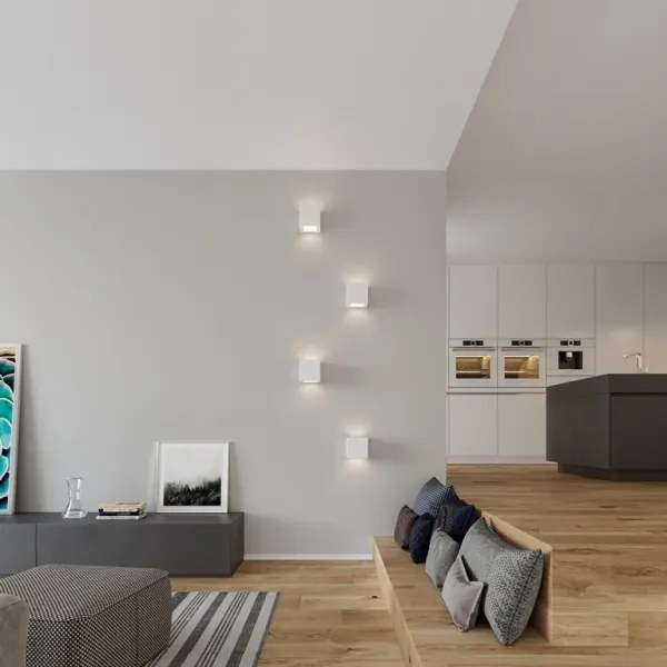 Sollux SL.0005 - Nástenné svietidlo LEO 1xE27/60W/230V biela